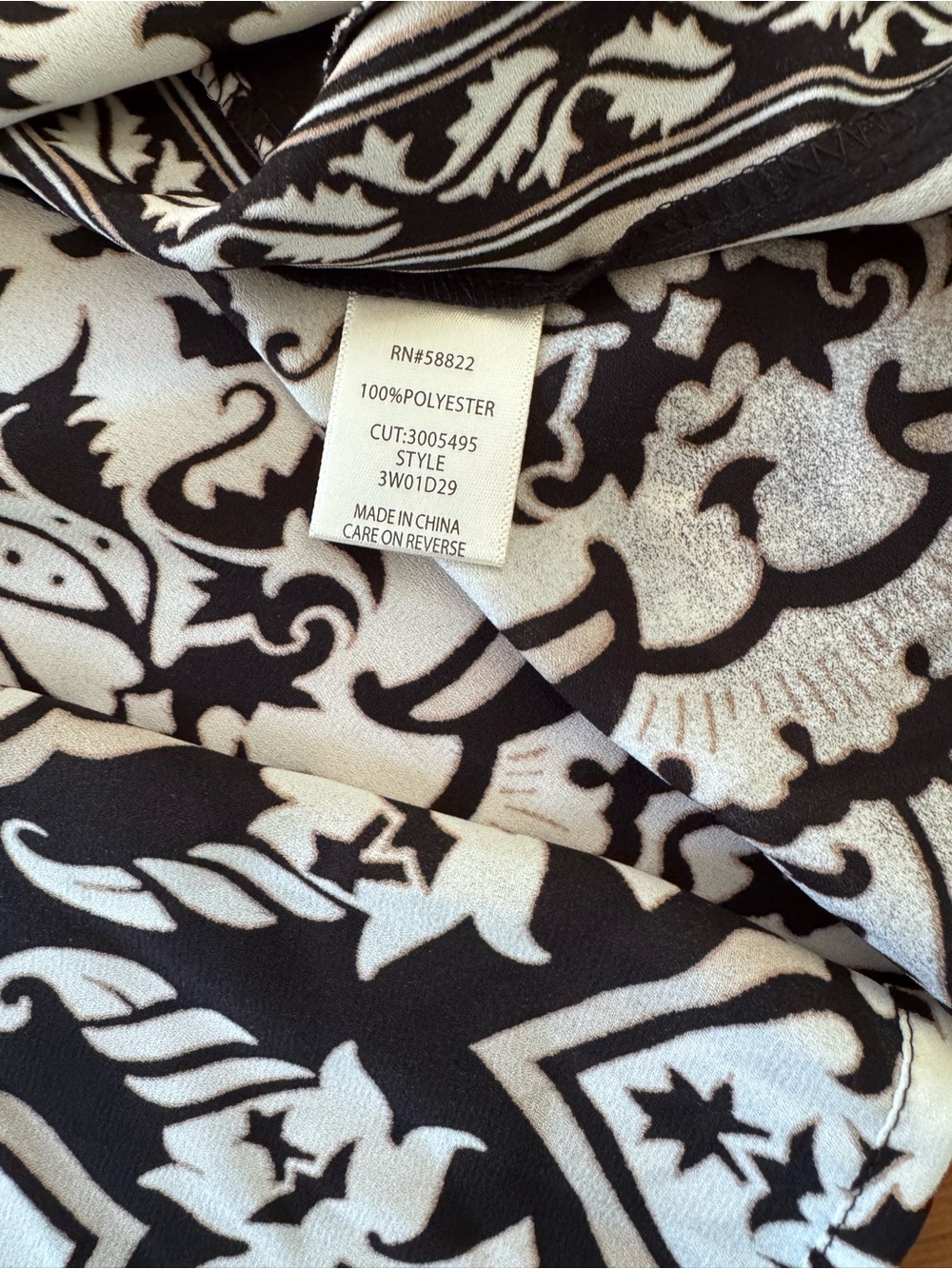 Max Studio Black & White Patterned Short Sleeve Open Kimono Size 2X New With Tag - Picture 6 of 7